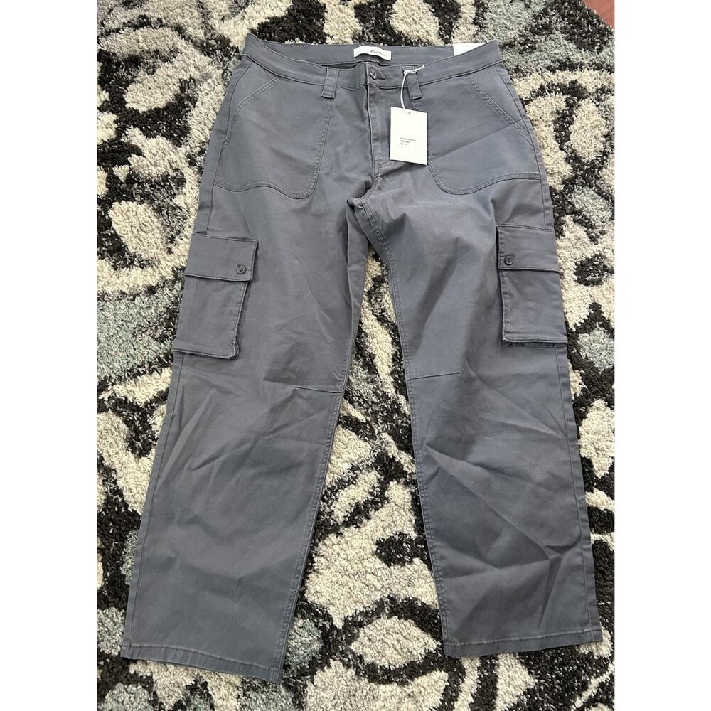 Kancan Grey Cargo Styled Pants Size 12 NWT - Picture 1 of 6